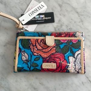 Consuela Rosita Slim Wallet NWT